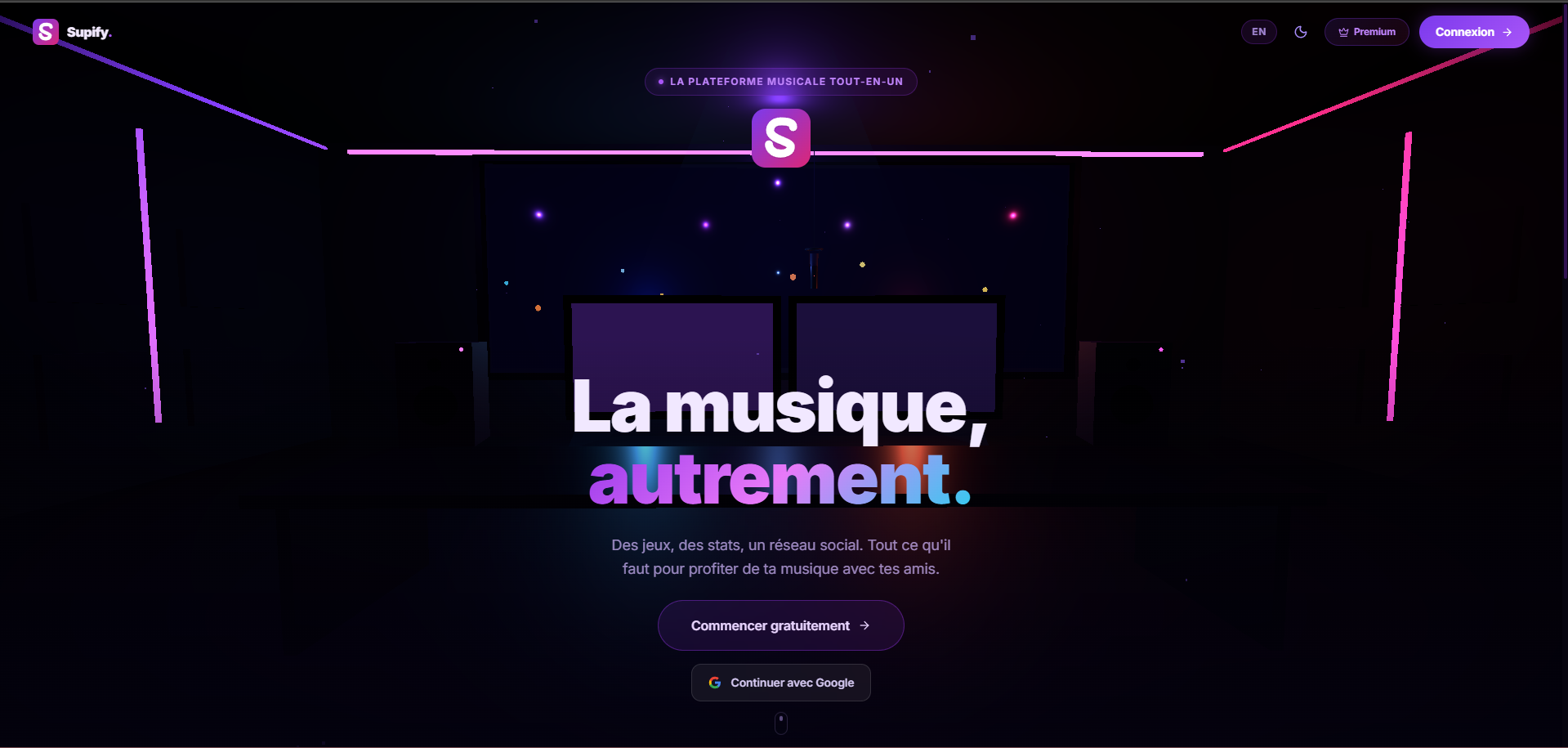 Supify — Le réseau social musical
